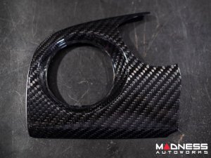 FIAT 500 Custom Dashboard - Carbon Fiber - Italian Racing Stripe